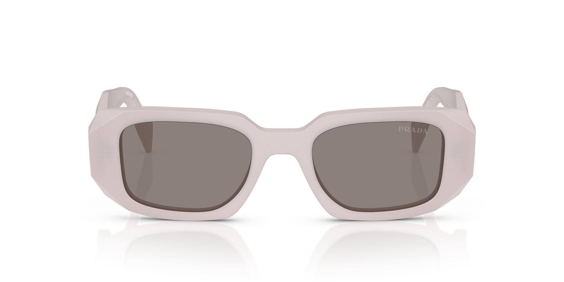 Sunglasses Prada PR 17WS (21H80Q) color tartaruga smerigliata shape rectangle lenses grigio scuro