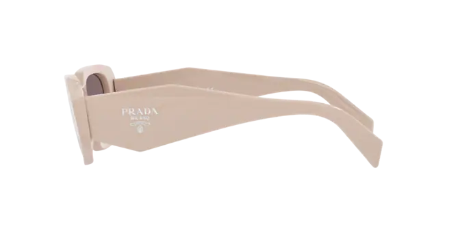 Occhiali da sole Prada Symbole PR 17WS (VYJ6X1) colore powder forma rettangolare lenti purple brown