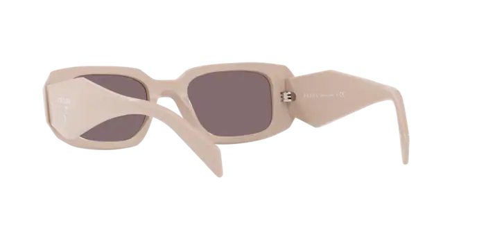 Occhiali da sole Prada Symbole PR 17WS (VYJ6X1) colore powder forma rettangolare lenti purple brown