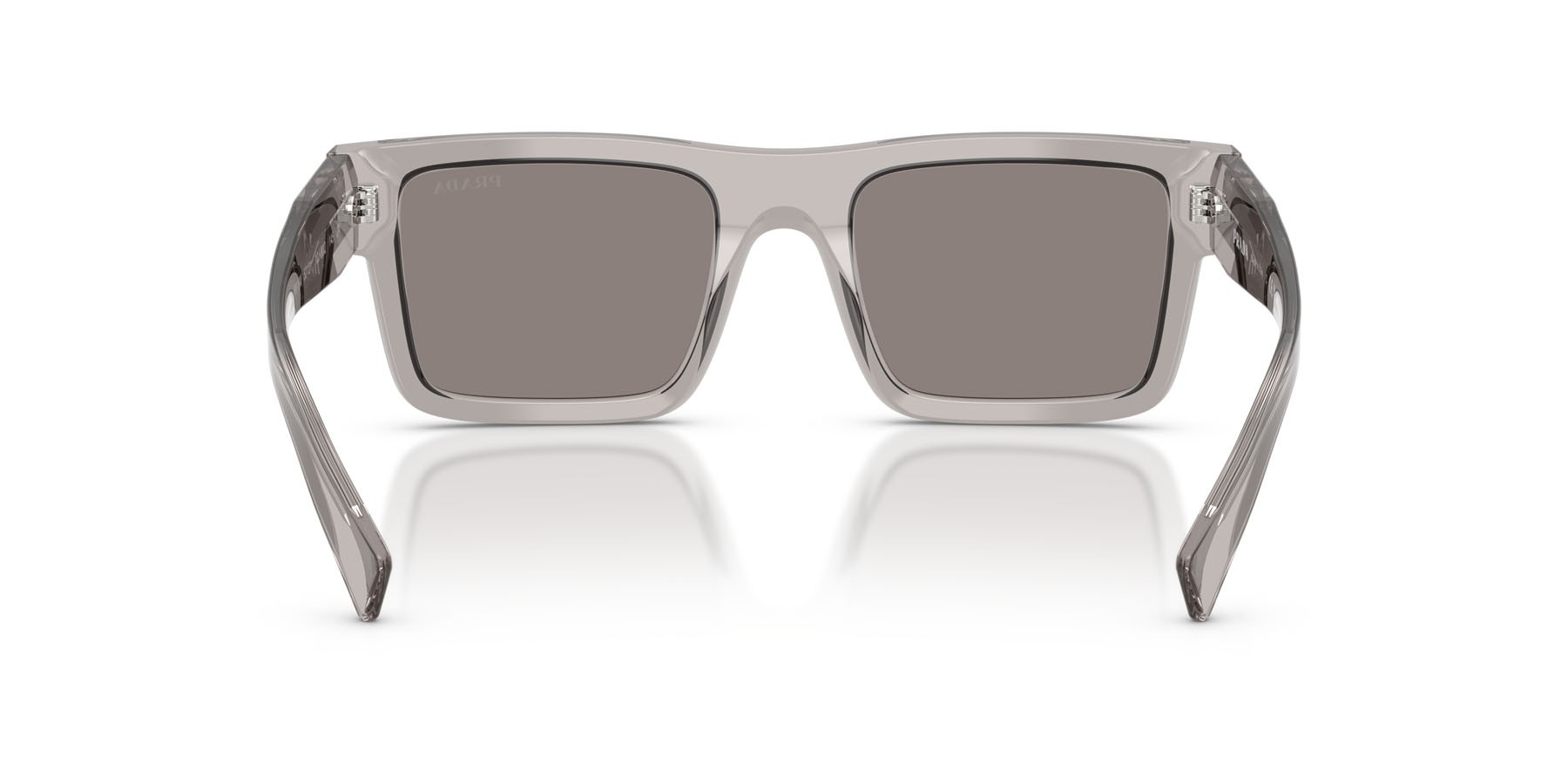 Occhiali da sole Prada PR 19WS (10J80Q) colore hematite forma rettangolare lenti grigio scuro