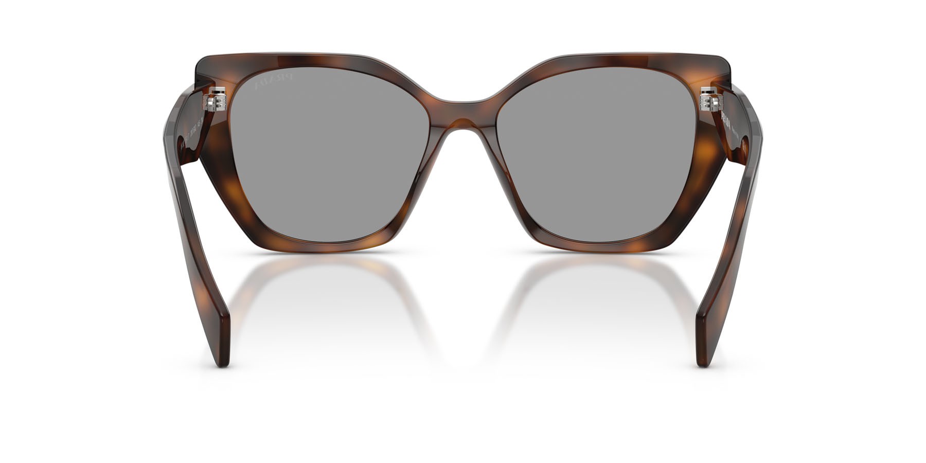 Sunglasses Prada PR 19ZS (20D50Q) color juniper tartarugato shape square lenses grigio