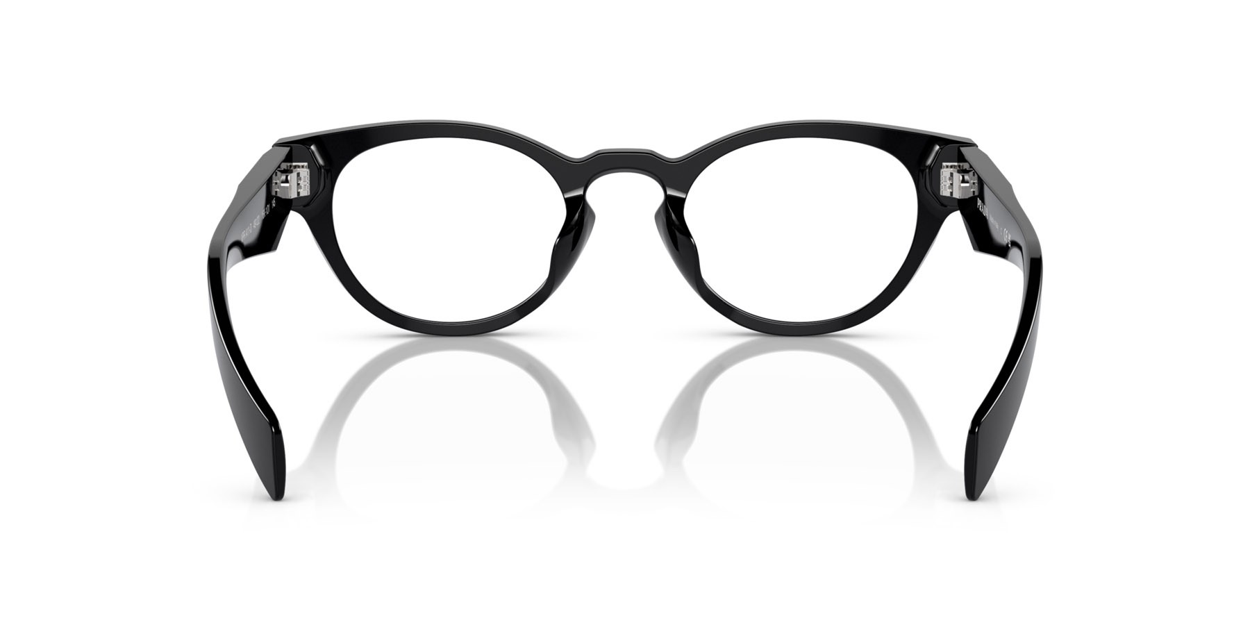 Eyeglasses Prada PR A11VD (16K1O1) color nero shape oval lenses lente demo