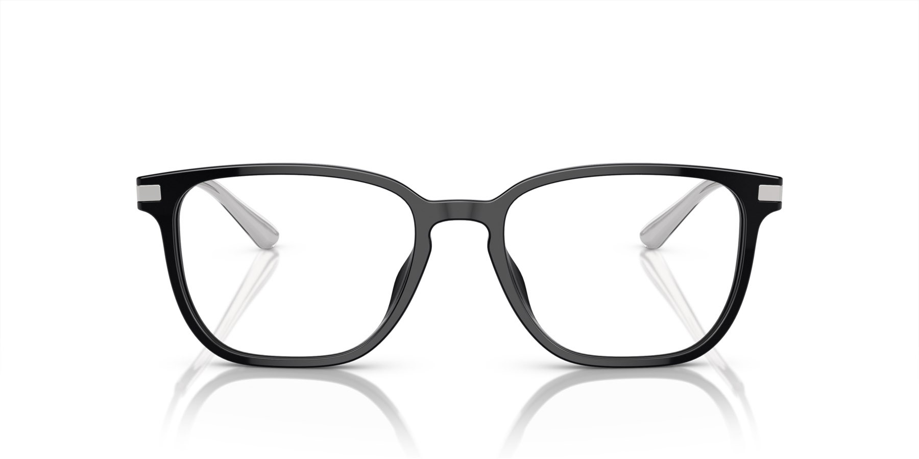 Eyeglasses Prada PR A12VD (1AB1O1) color nero shape square lenses lente demo