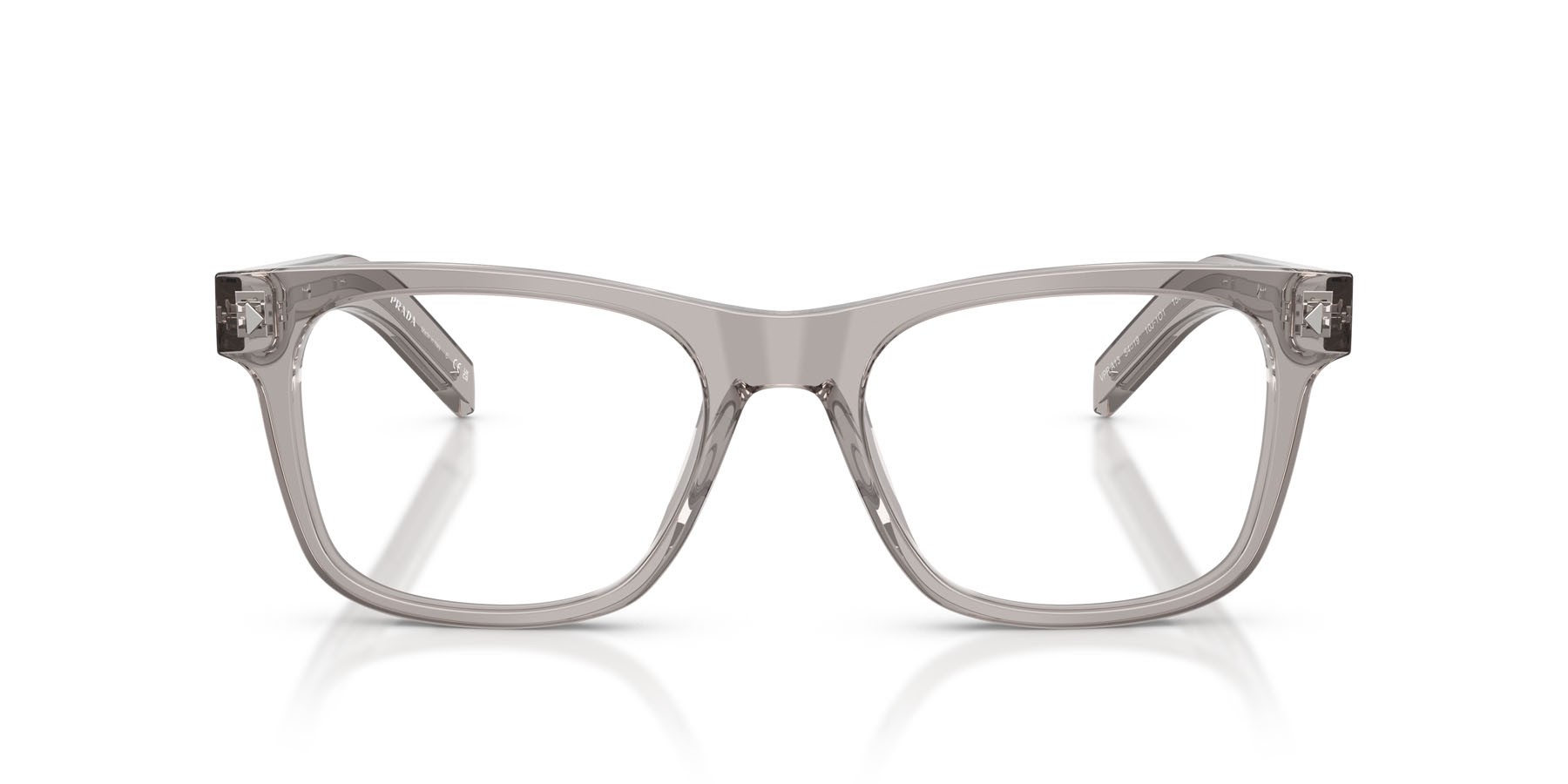 Eyeglasses Prada PR A13V (10J1O1) color hematite shape square lenses lente demo