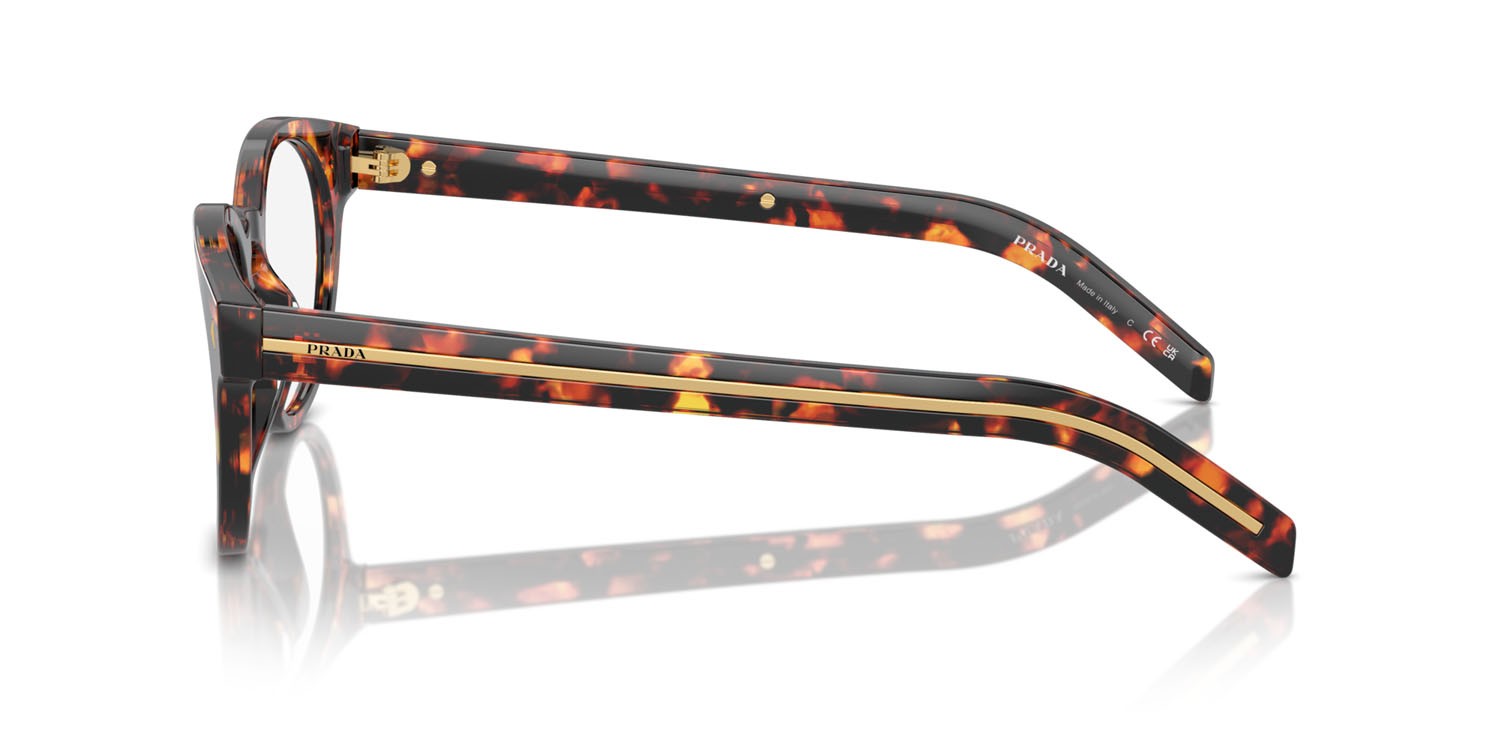 Eyeglasses Prada PR A14V (14O1O1) color magma tortoise shape pantos lenses lente demo