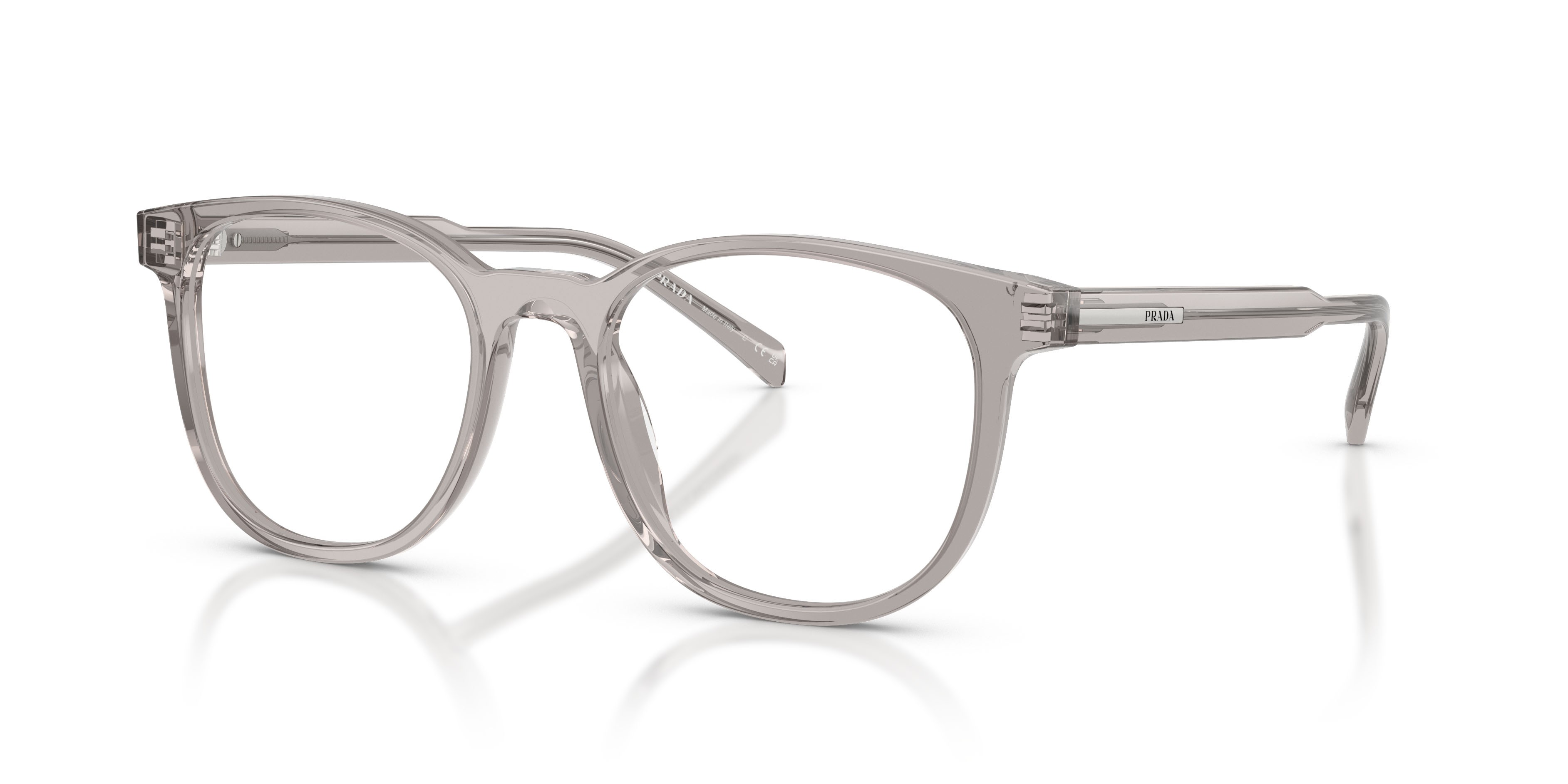 Eyeglasses Prada PR A15V (10J1O1) color hematite shape pantos lenses lente demo