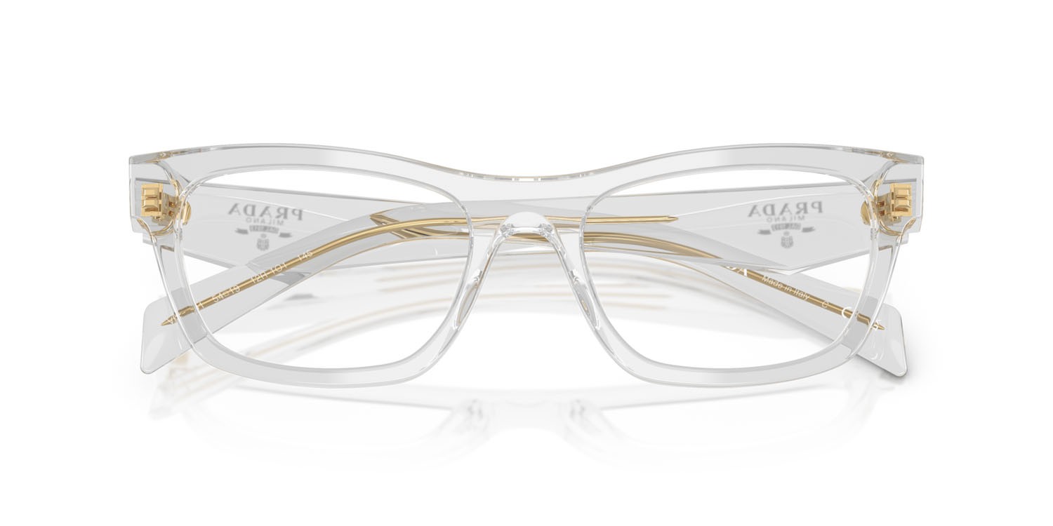 Eyeglasses Prada PR B01V (12R1O1) color papavero tartarugato/bordeaux shape butterfly lenses lente demo
