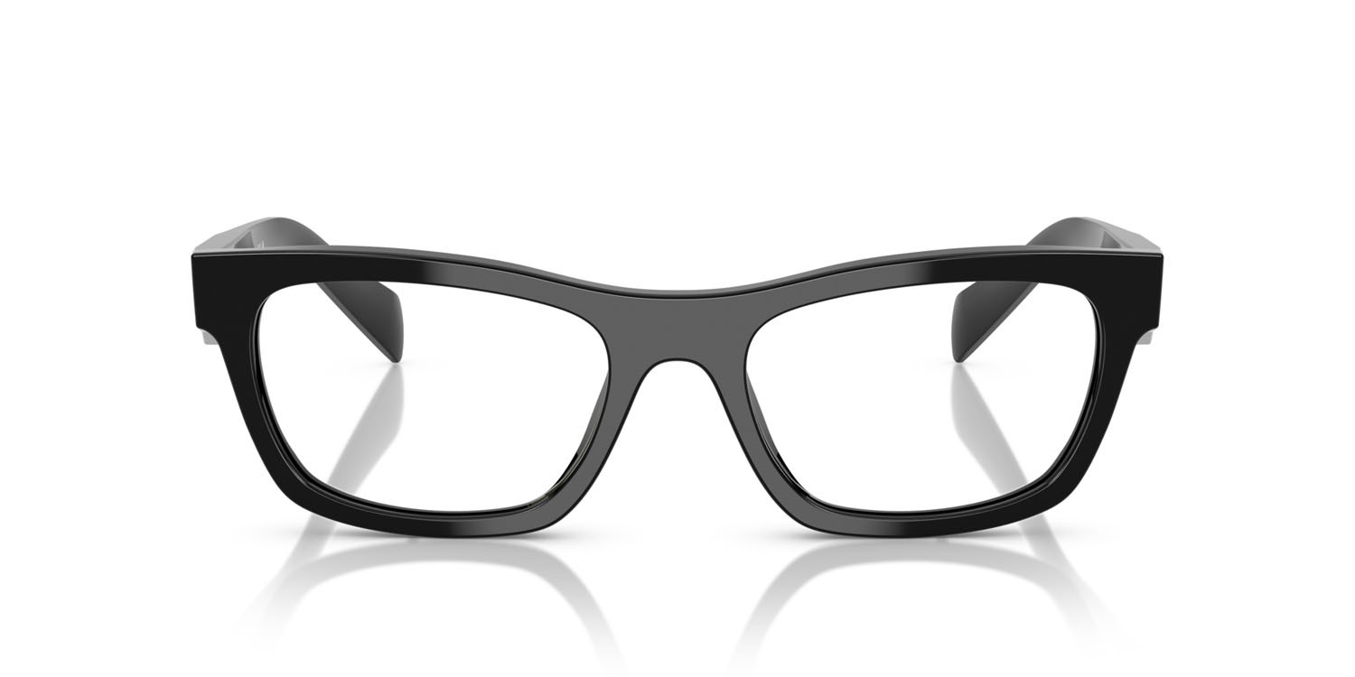 Eyeglasses Prada PR B01V (16K1O1) color placcato oro rose shape butterfly lenses lente demo