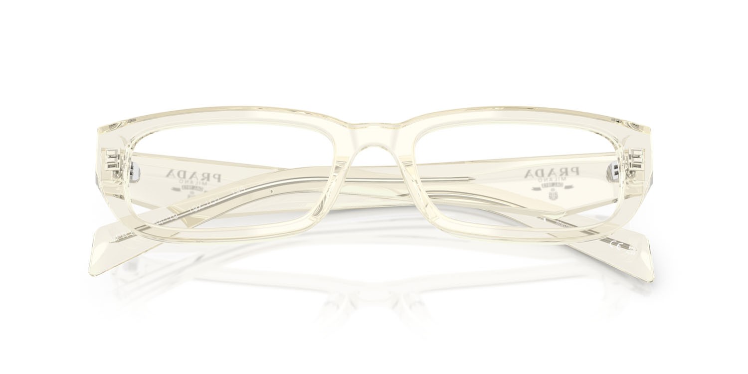 Eyeglasses Prada PR B05V (19X1O1) color root/nero shape rectangle lenses lente demo
