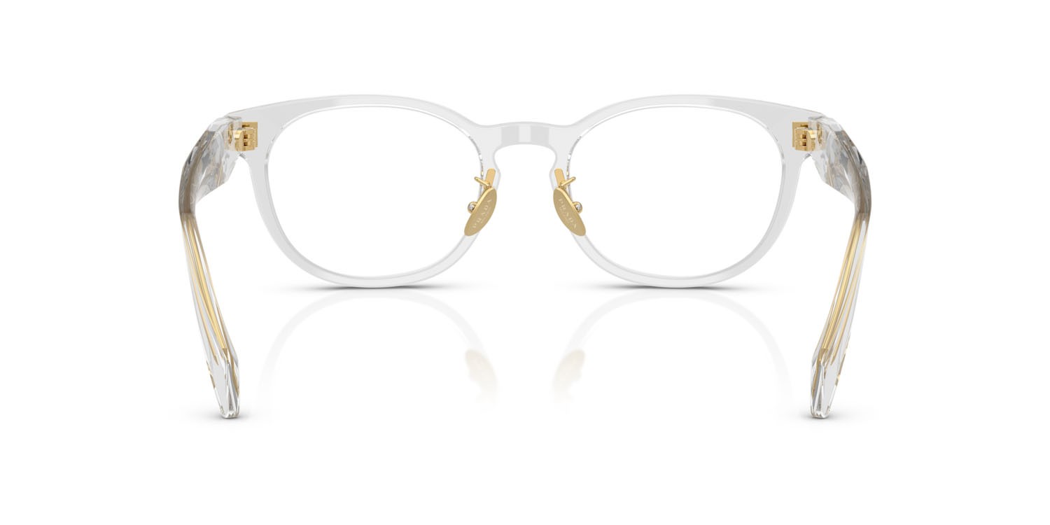 Eyeglasses Prada PR B06VD (12R1O1) color grigio trasparente shape pantos lenses lente demo