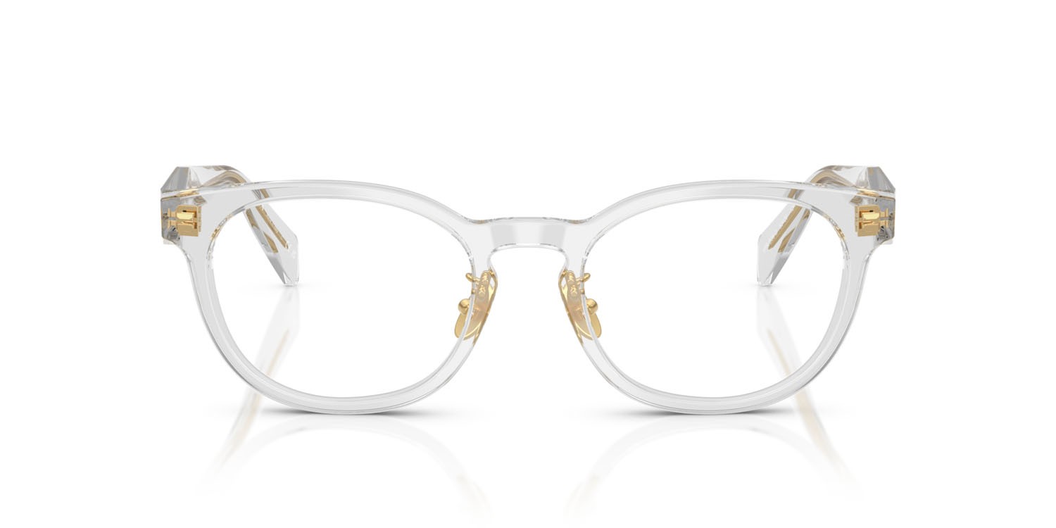 Eyeglasses Prada PR B06VD (12R1O1) color grigio trasparente shape pantos lenses lente demo