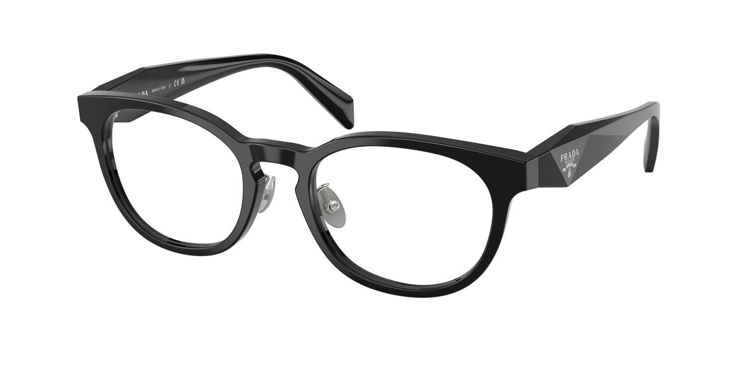 Eyeglasses Prada PR B06VD (16K1O1) color nero shape pantos lenses lente demo