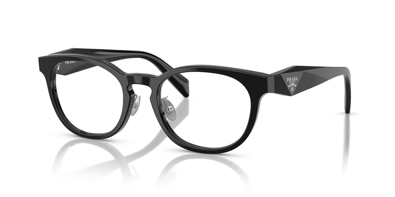 Eyeglasses Prada PR B06VD (16K1O1) color nero shape pantos lenses lente demo