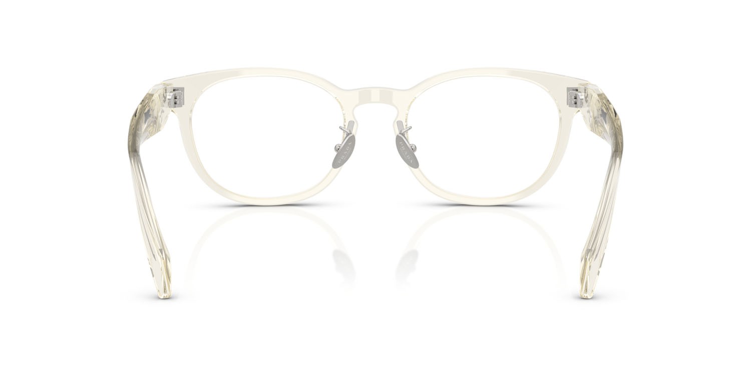 Eyeglasses Prada PR B06VD (19X1O1) color grigio opaco/verde shape pantos lenses lente demo