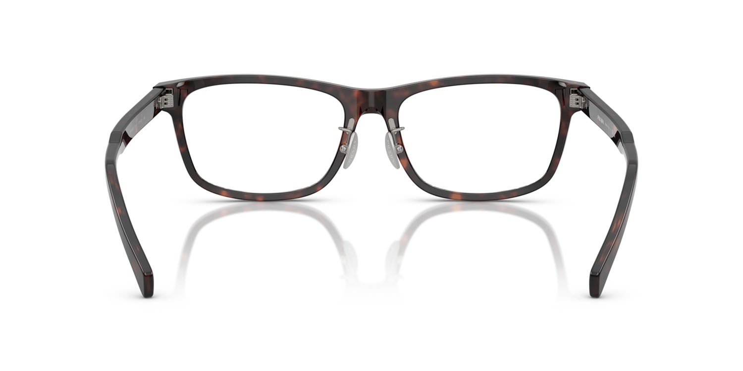 Eyeglasses Prada PR B08VD (17N1O1) color root havana shape rectangle lenses lente demo