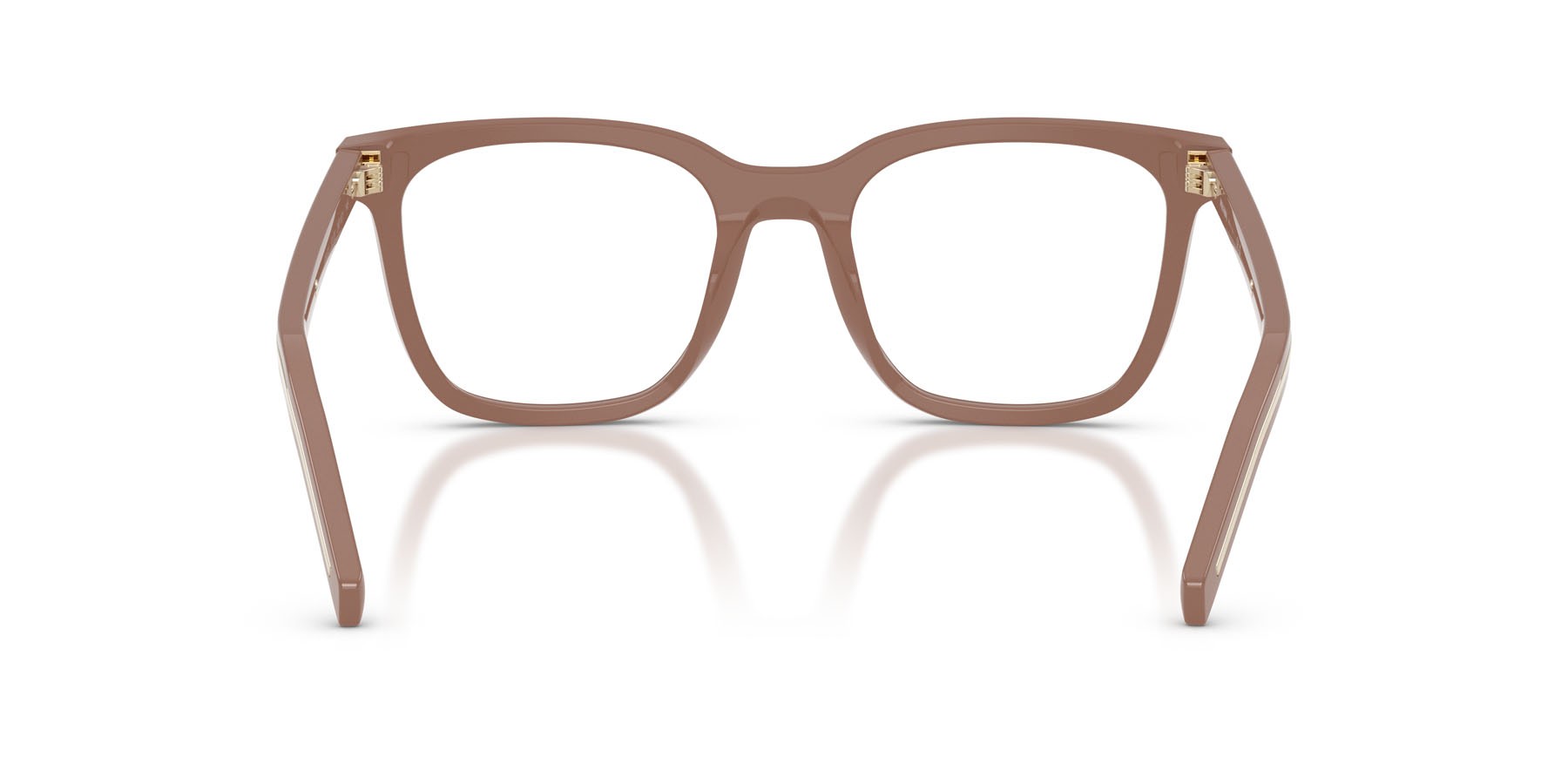 Eyeglasses Prada PR B11V (28D1O1) color pecan shape square lenses lente demo