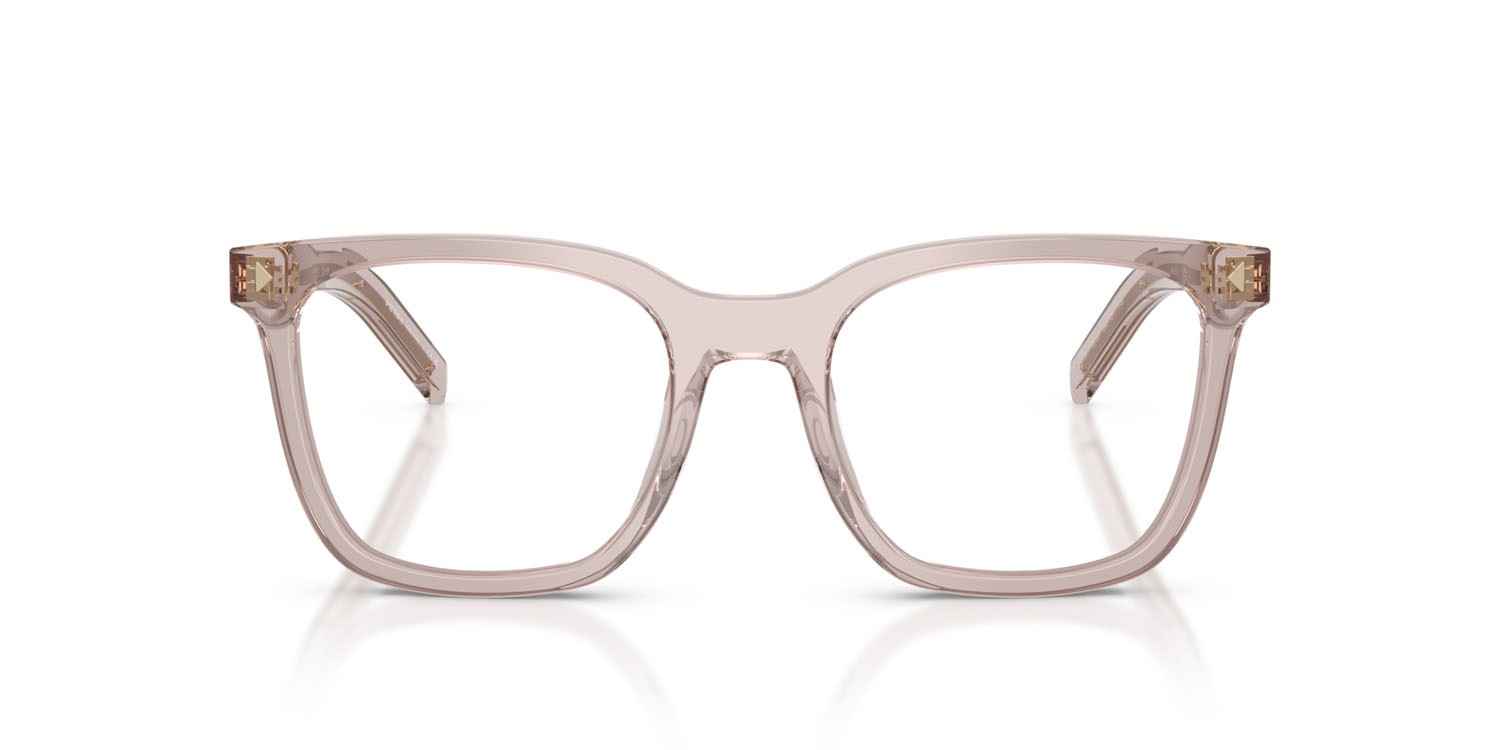 Eyeglasses Prada PR B11V (29D1O1) color malva freddo shape square lenses lente demo