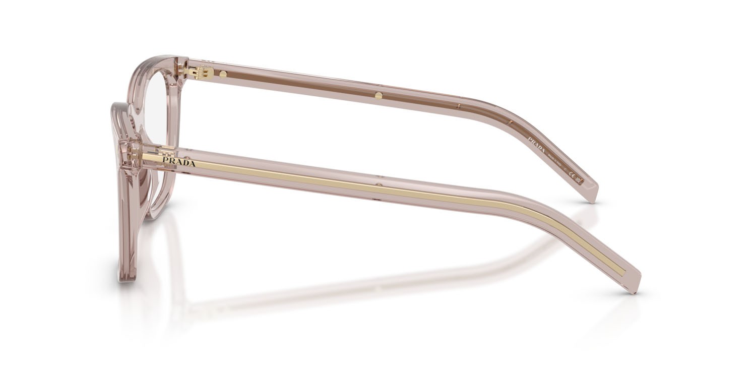 Eyeglasses Prada PR B11V (29D1O1) color malva freddo shape square lenses lente demo