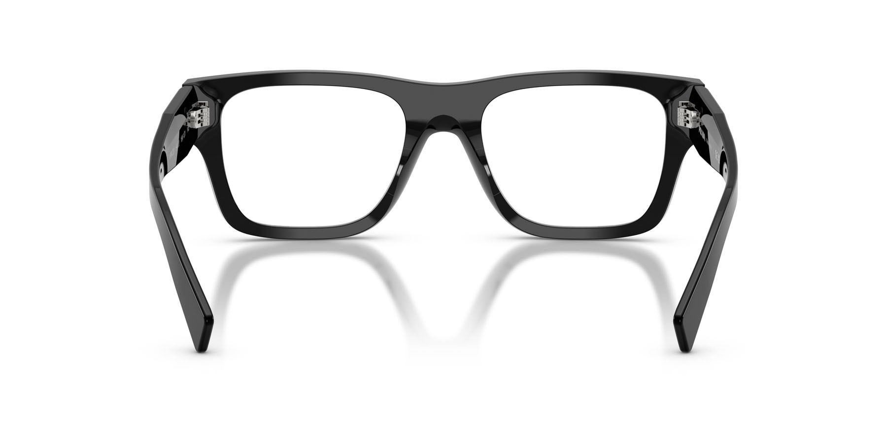Eyeglasses Prada PR C01V (16K1O1) color nero shape square lenses lente demo