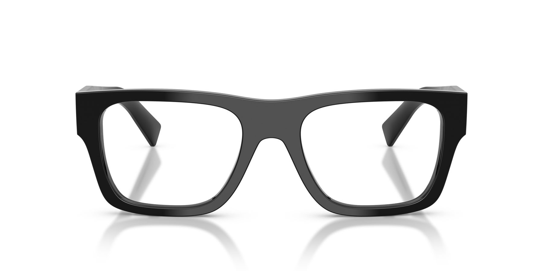 Eyeglasses Prada PR C01V (16K1O1) color nero shape square lenses lente demo