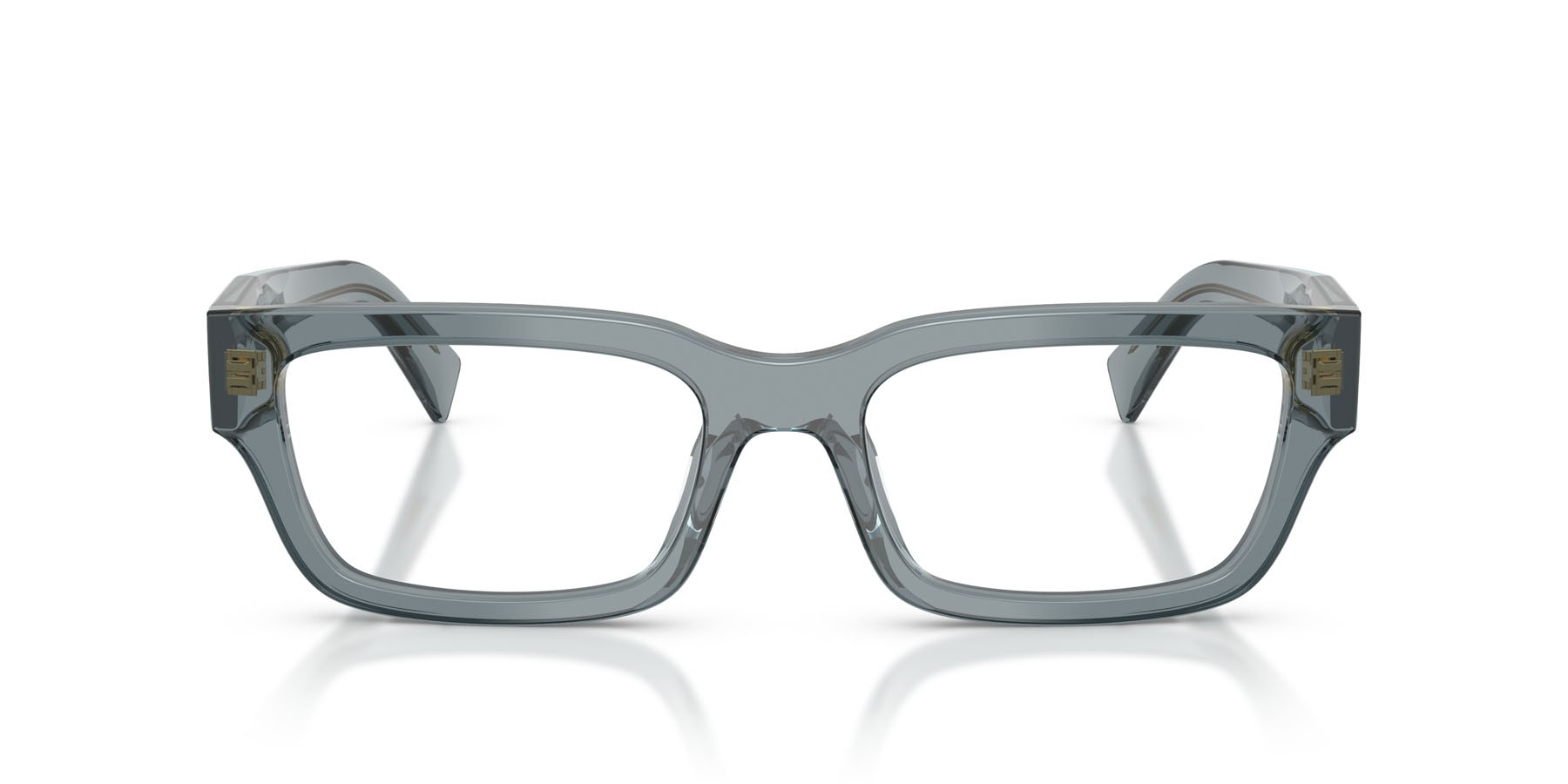 Eyeglasses Prada PR C02V (17T1O1) color transparent ocean shape square lenses lente demo