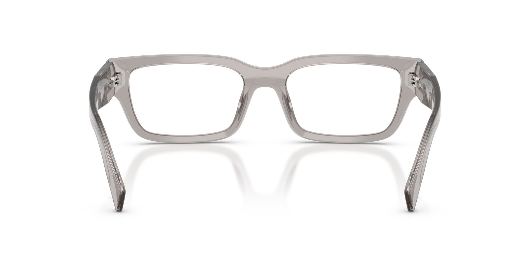 Eyeglasses Prada PR C02V (18J1O1) color hematite shape square lenses lente demo