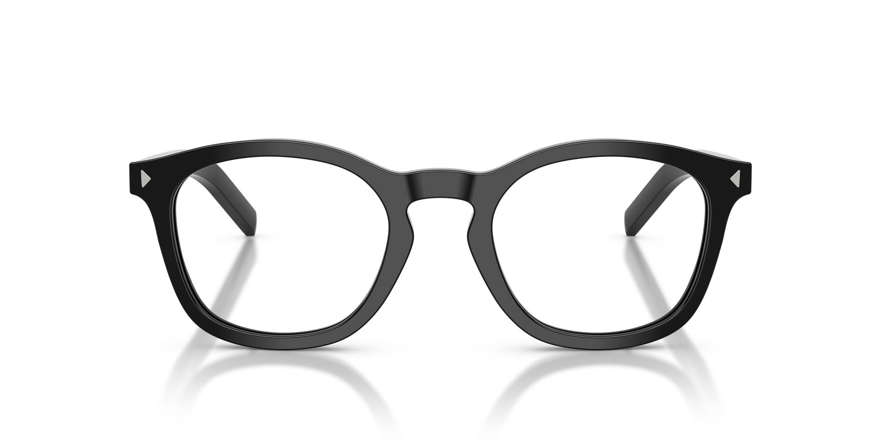 Eyeglasses Prada PR C04V (16K1O1) color nero shape square lenses lente demo