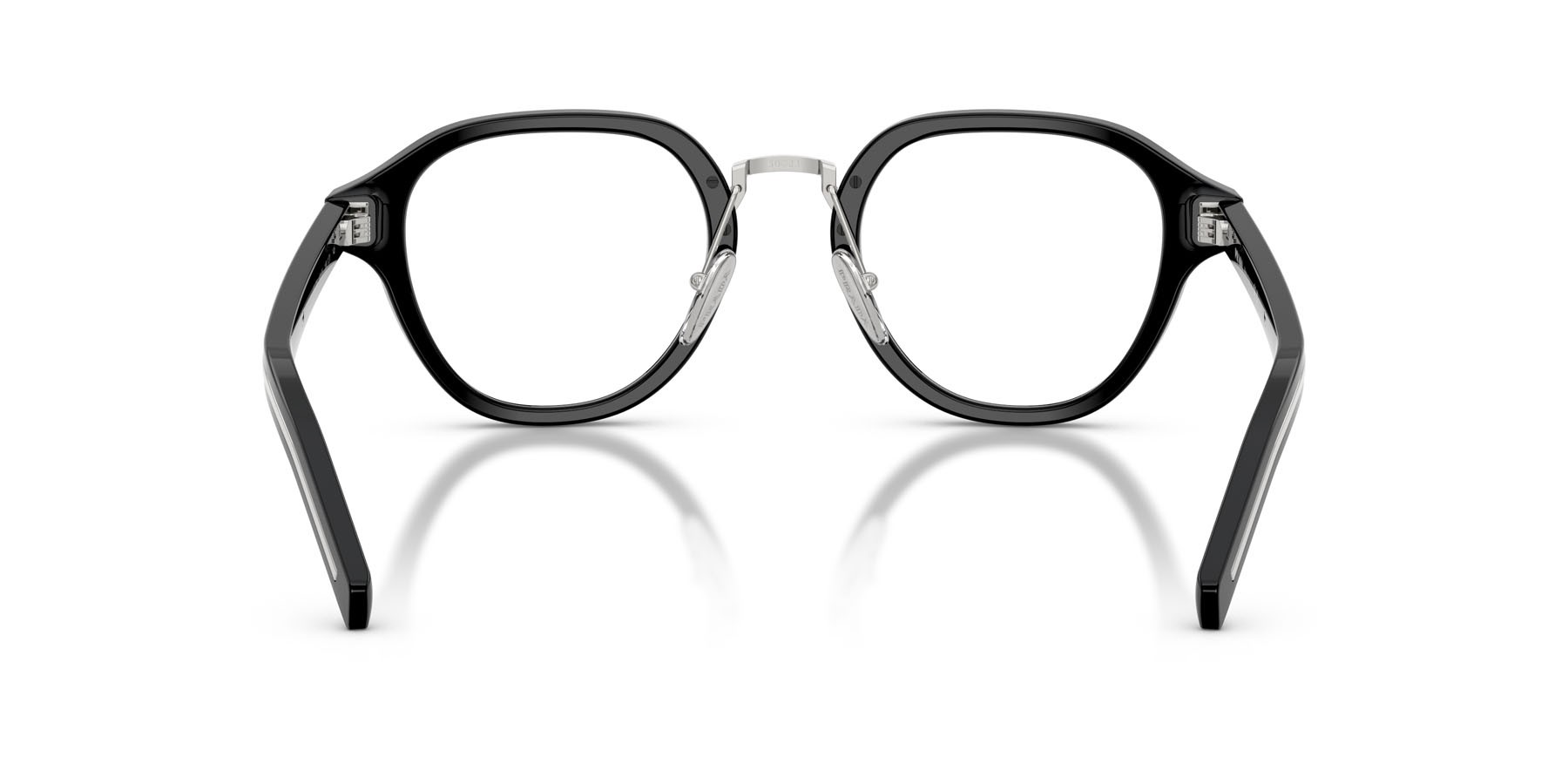 Eyeglasses Prada PR C05V (16K1O1) color nero shape pantos lenses lente demo