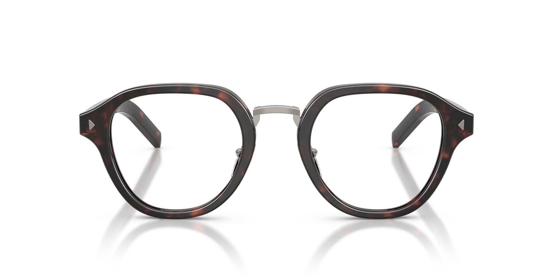 Eyeglasses Prada PR C05V (17N1O1) color root tartarugato shape pantos lenses lente demo