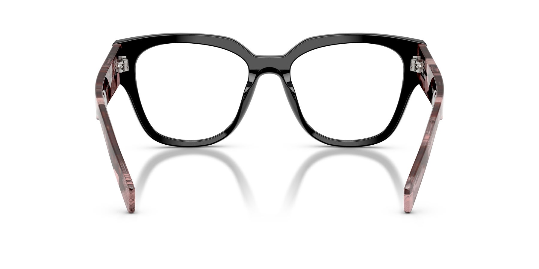 Eyeglasses Prada PR C06V (28F1O1) color nero shape oval lenses lente demo