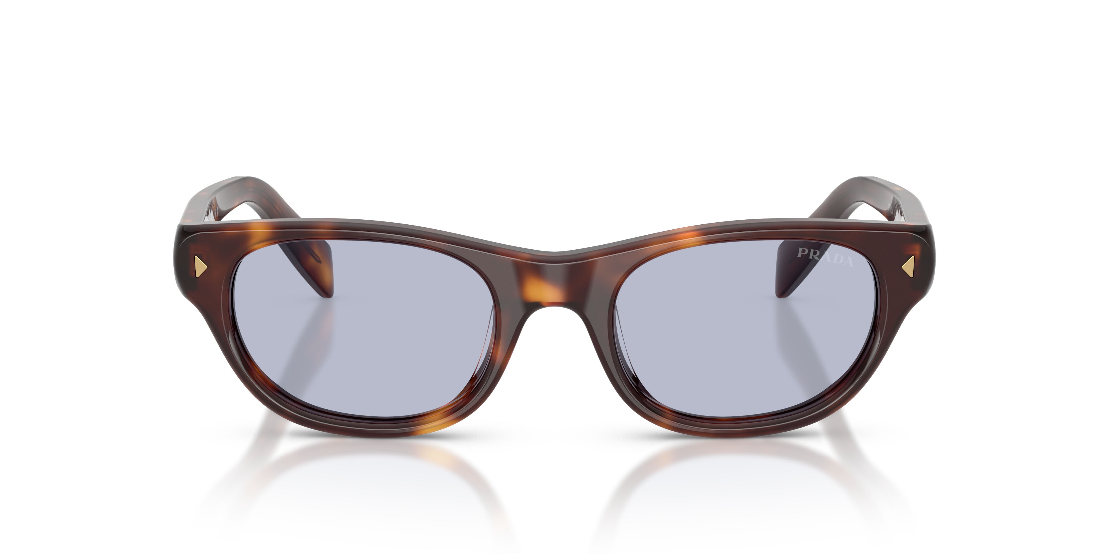 Occhiali da sole Prada PR C08S (15W30X) colore tartarugato classico forma cat eye lenti ultravioletta bio