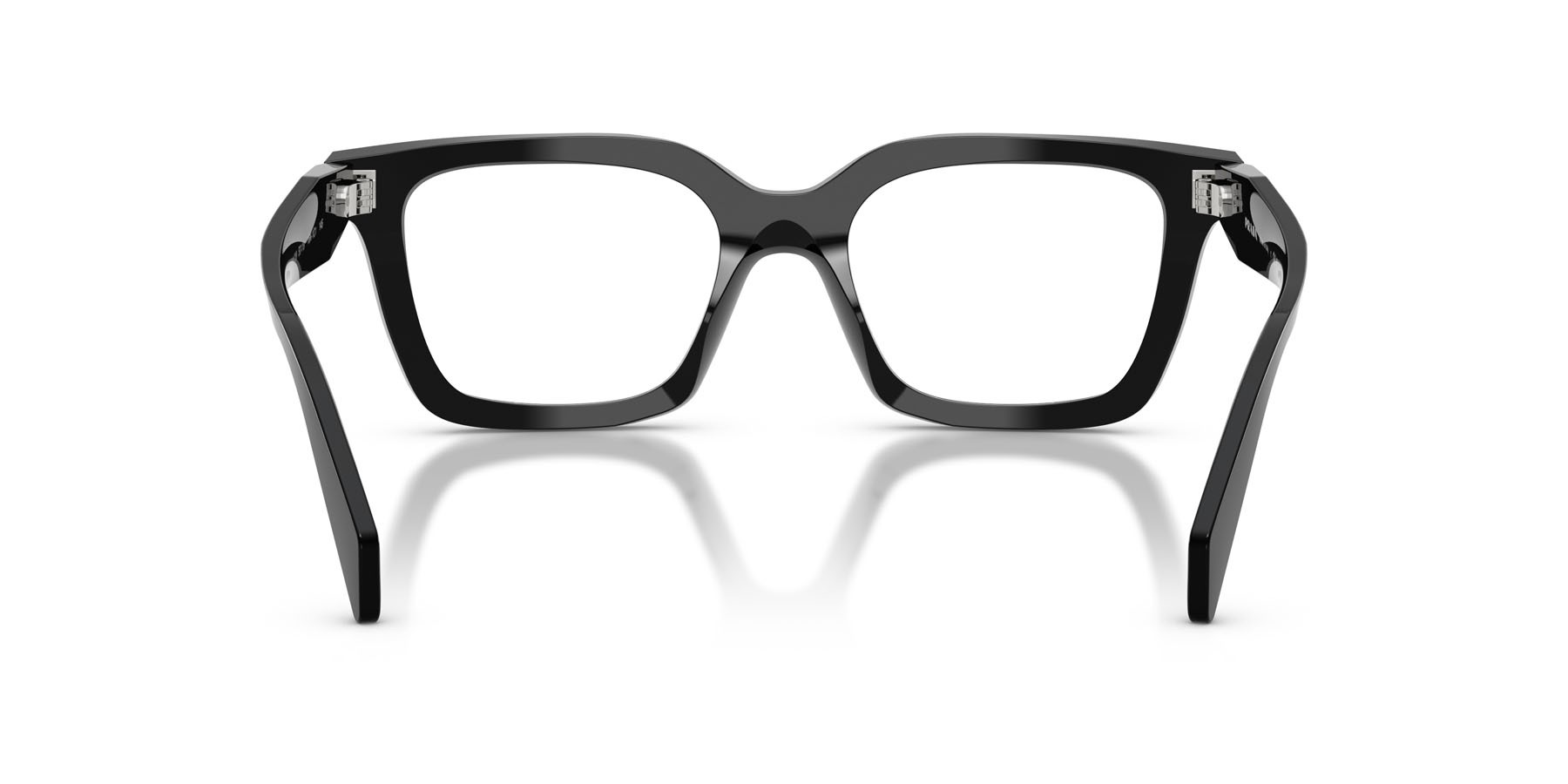 Eyeglasses Prada PR C08V (16K1O1) color nero shape irregular lenses lente demo