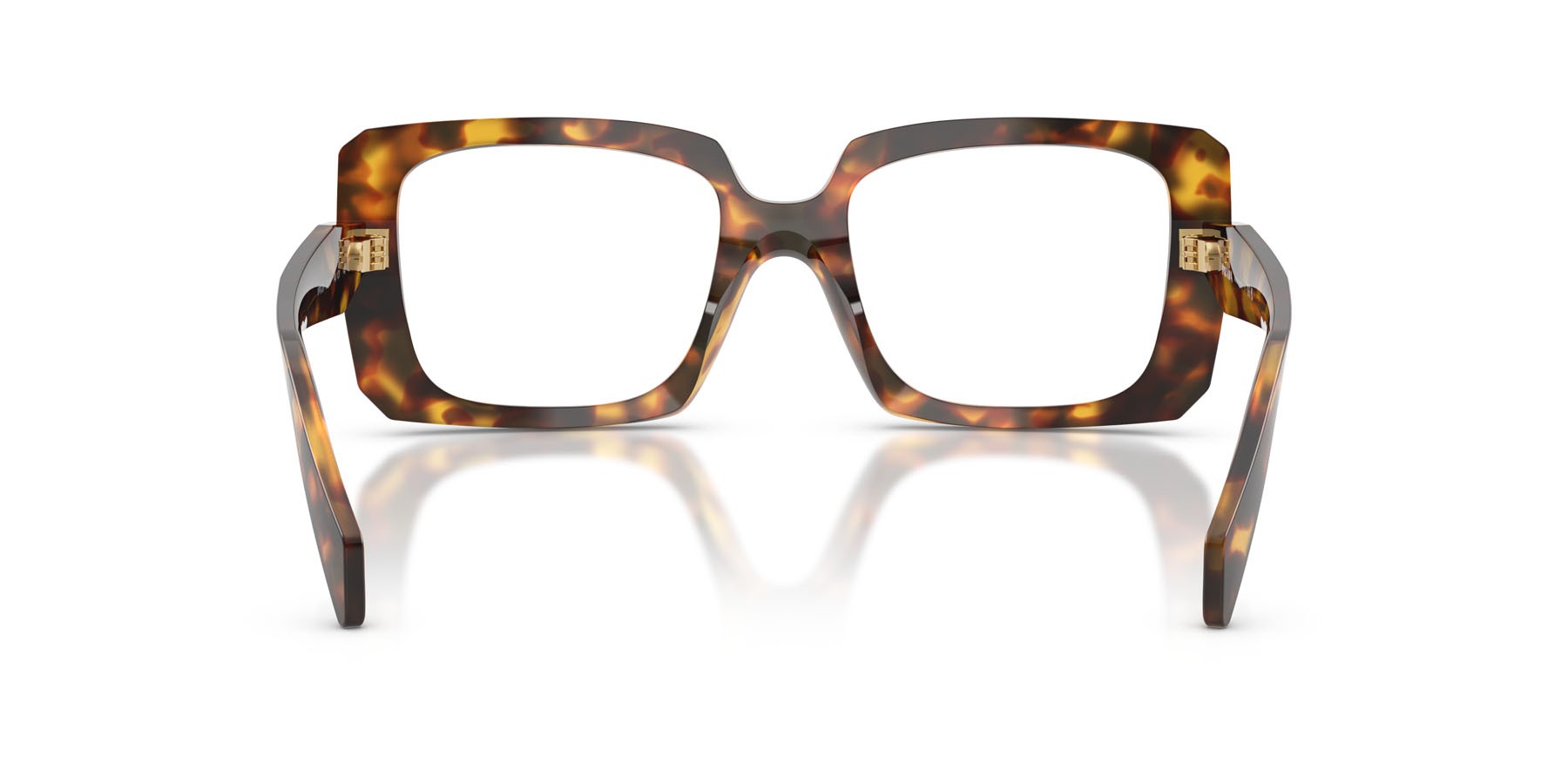 Eyeglasses Prada PR C09V (14L1O1) color miele tartarugato shape square lenses lente demo
