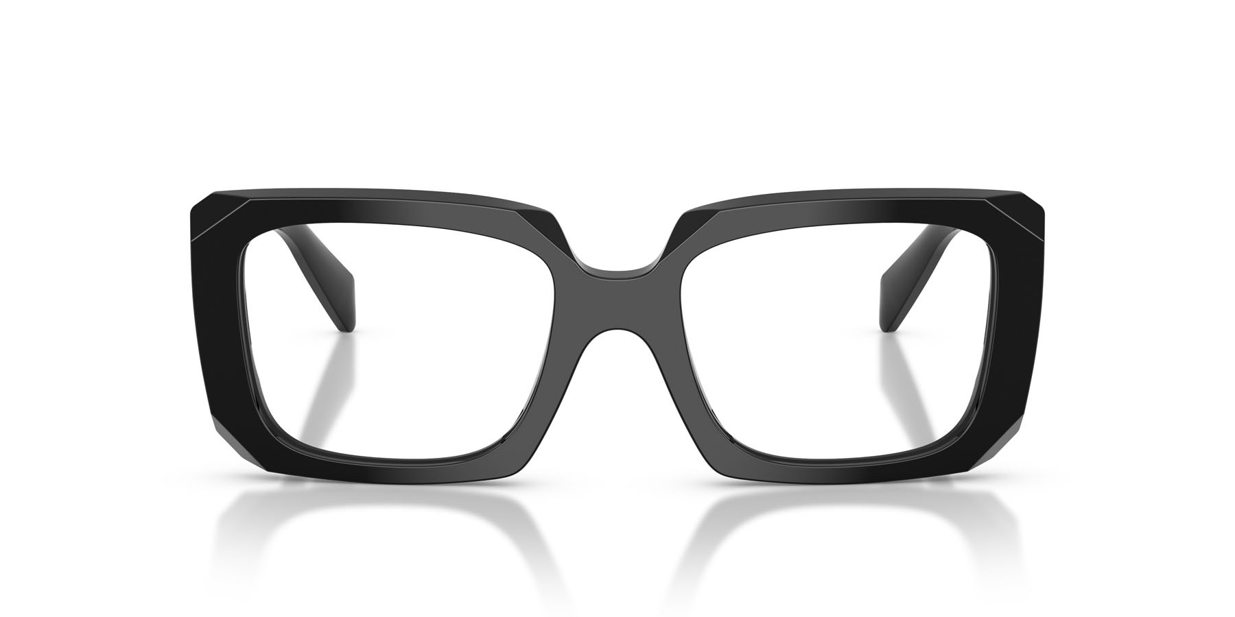 Eyeglasses Prada PR C09V (16K1O1) color nero shape square lenses lente demo