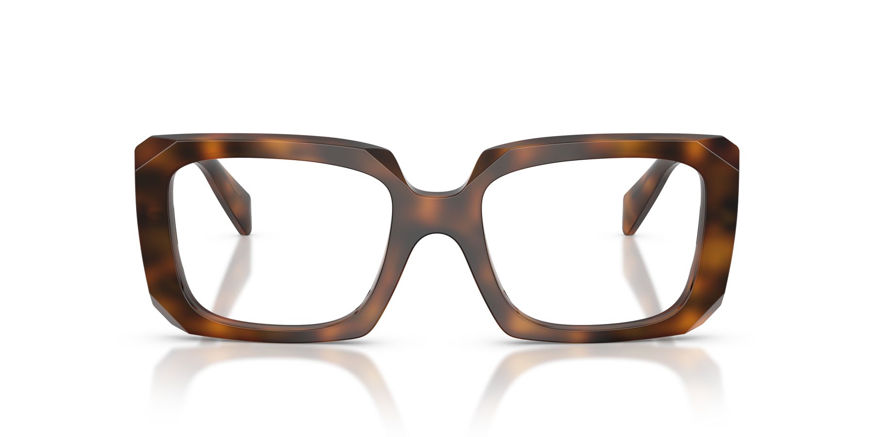 Eyeglasses Prada PR C09V (20D1O1) color juniper tartarugato shape square lenses lente demo