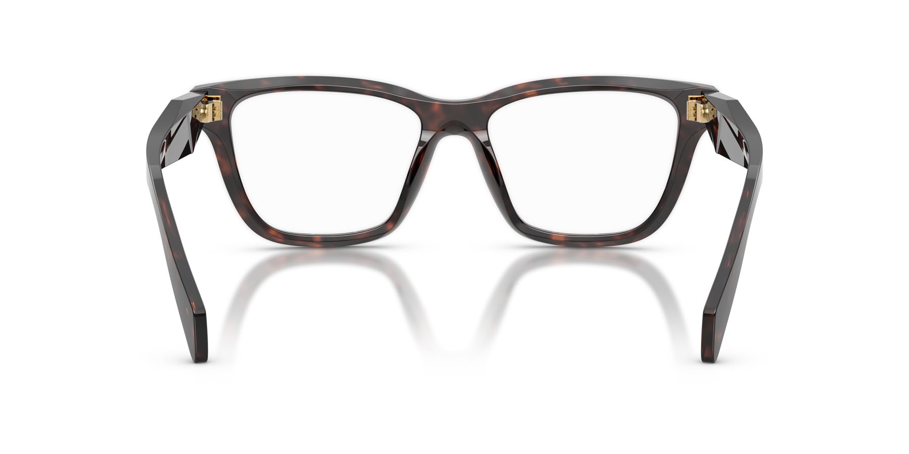 Eyeglasses Prada PR C10V (17N1O1) color root tartarugato shape butterfly lenses lente demo