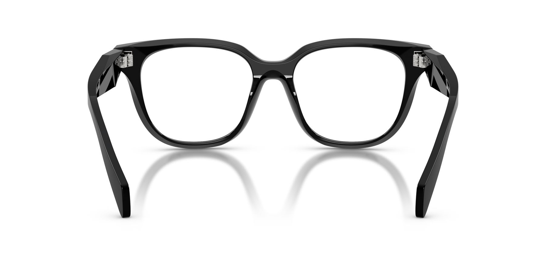 Eyeglasses Prada PR C11V (16K1O1) color nero shape butterfly lenses lente demo