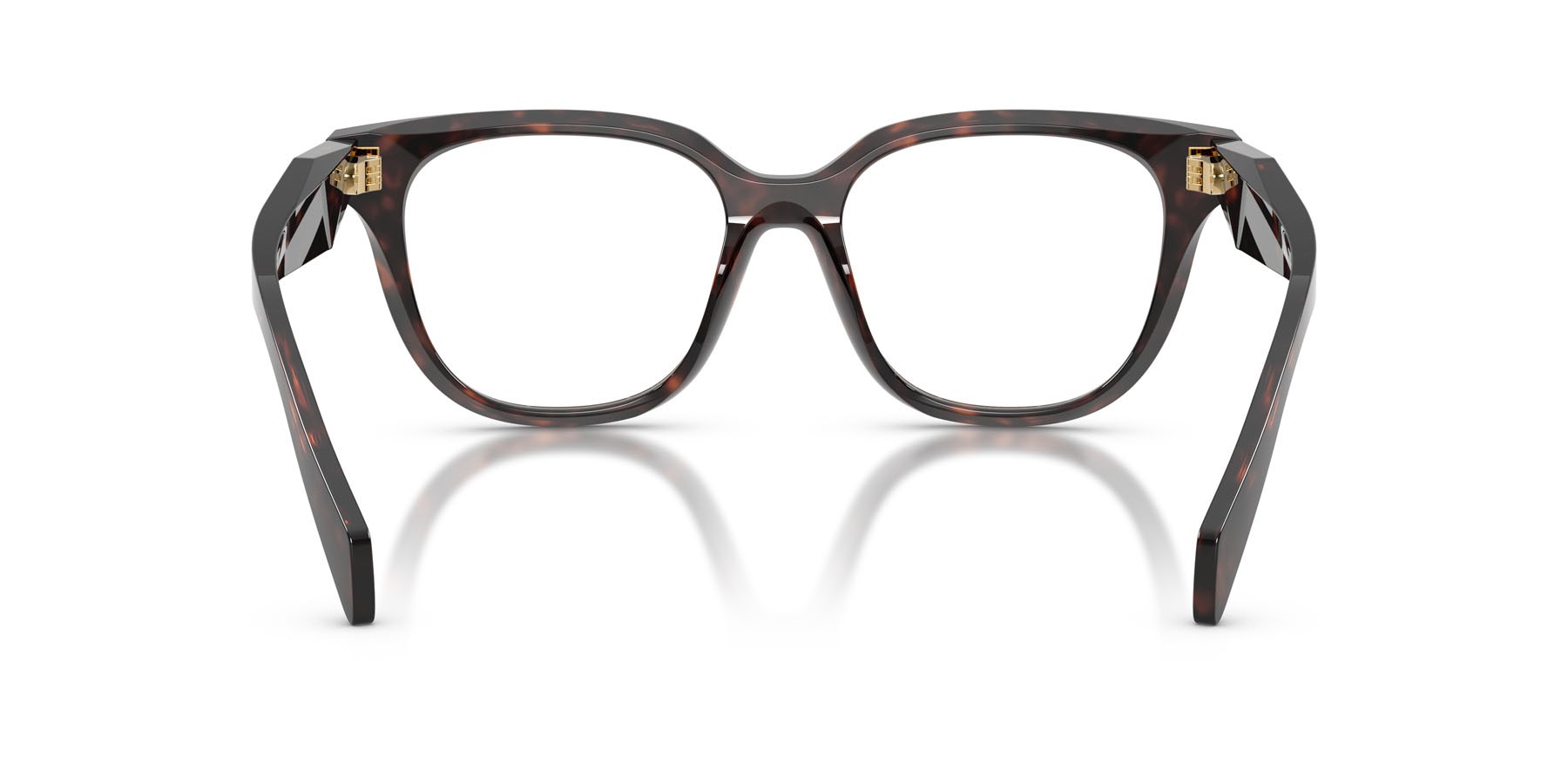 Eyeglasses Prada PR C11V (17N1O1) color root tartarugato shape butterfly lenses lente demo