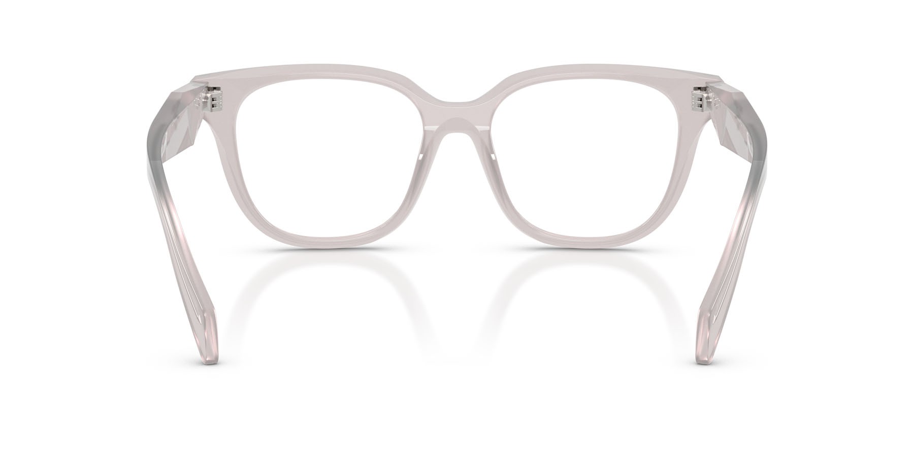 Eyeglasses Prada PR C11V (29G1O1) color opal dove shape butterfly lenses lente demo