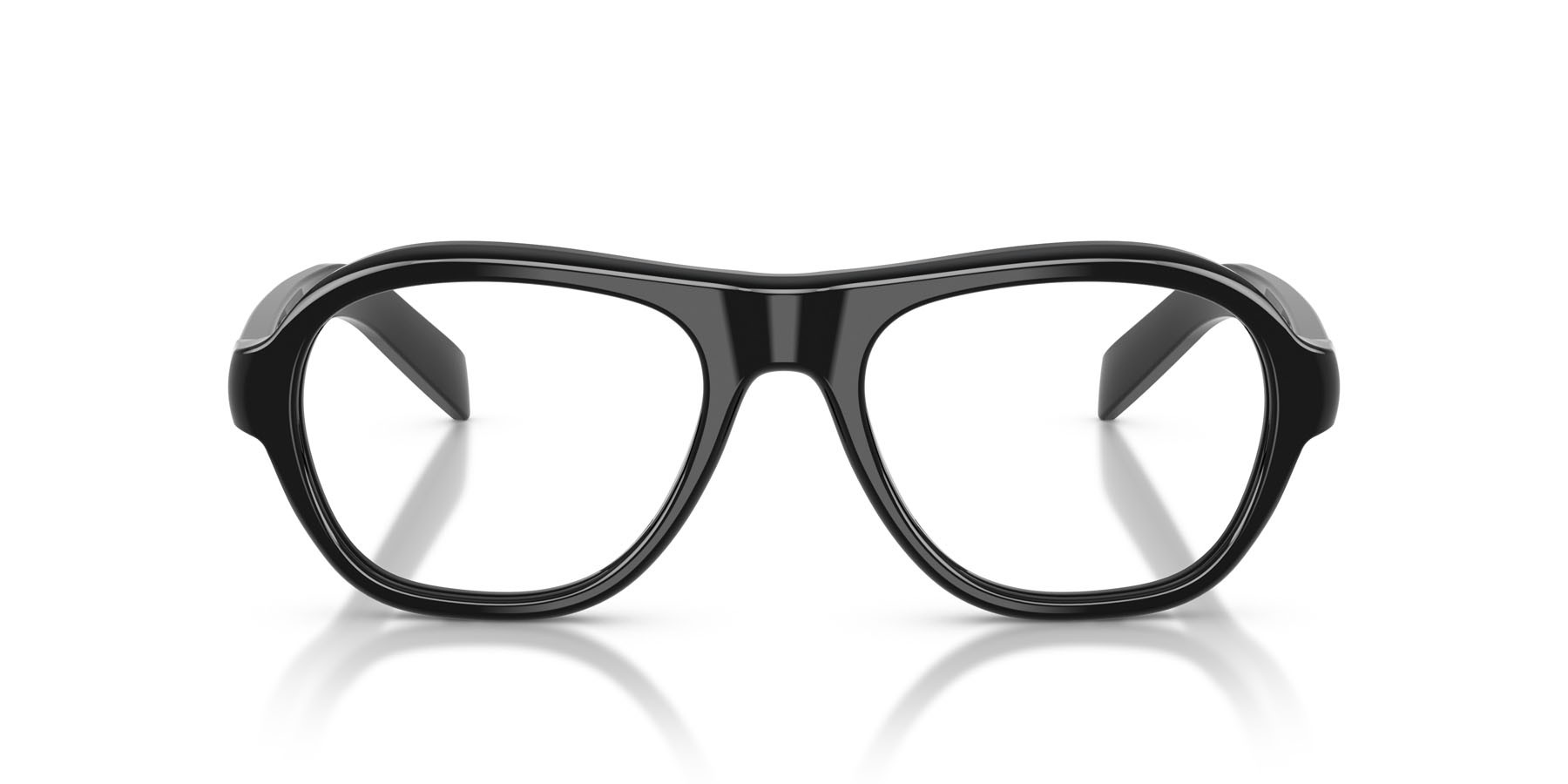 Eyeglasses Prada PR C12V (16K1O1) color nero shape square lenses lente demo