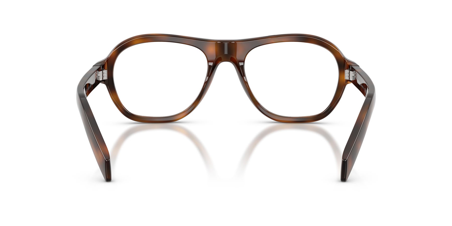 Occhiali da vista Prada PR C12V (20D1O1) colore juniper tartarugato forma quadrato lenti lente demo