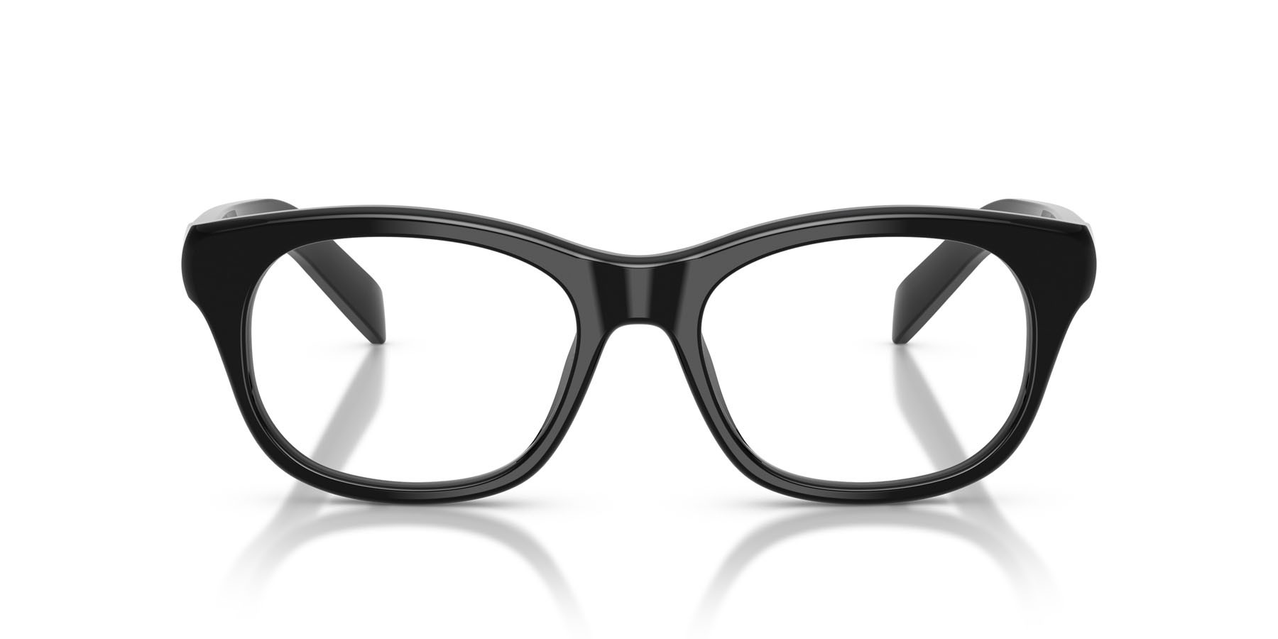 Eyeglasses Prada PR C13V (16K1O1) color nero shape square lenses lente demo
