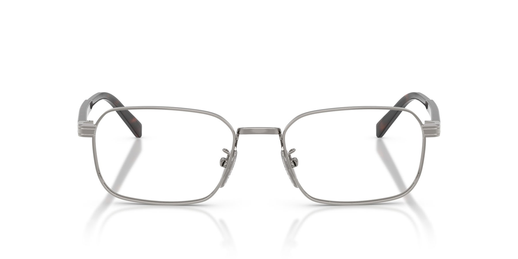 Eyeglasses Prada PR C50VD (5AV1O1) color gunmetal shape square lenses lente demo