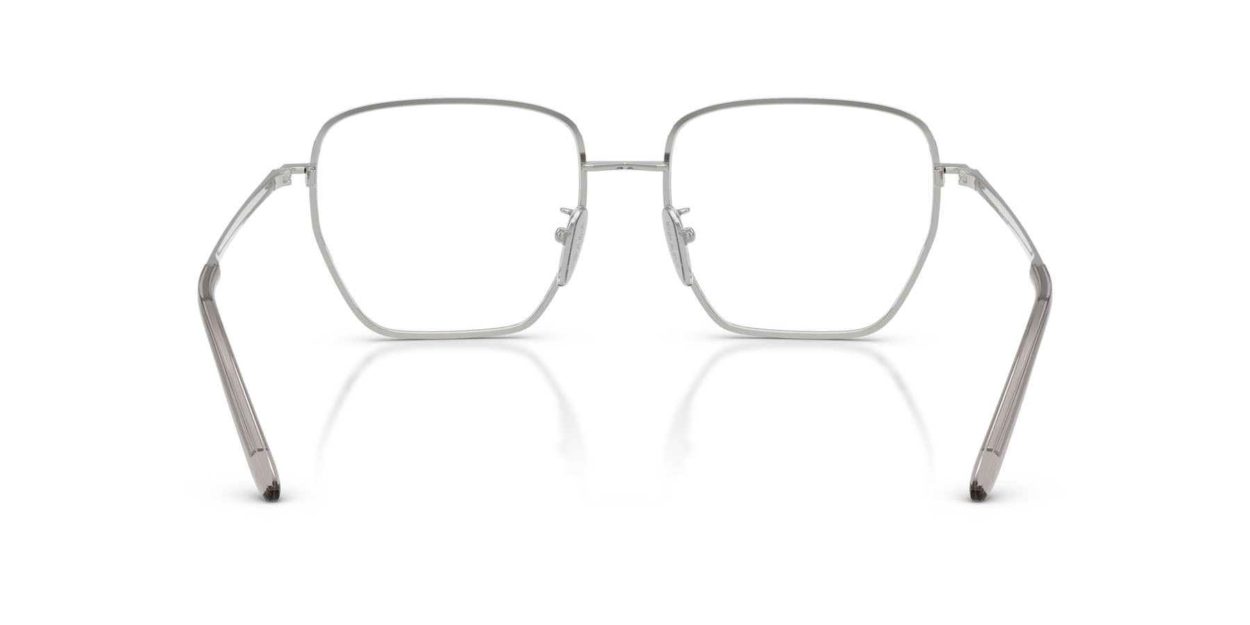 Eyeglasses Prada PR C51VD (1BC1O1) color argento shape square lenses lente demo