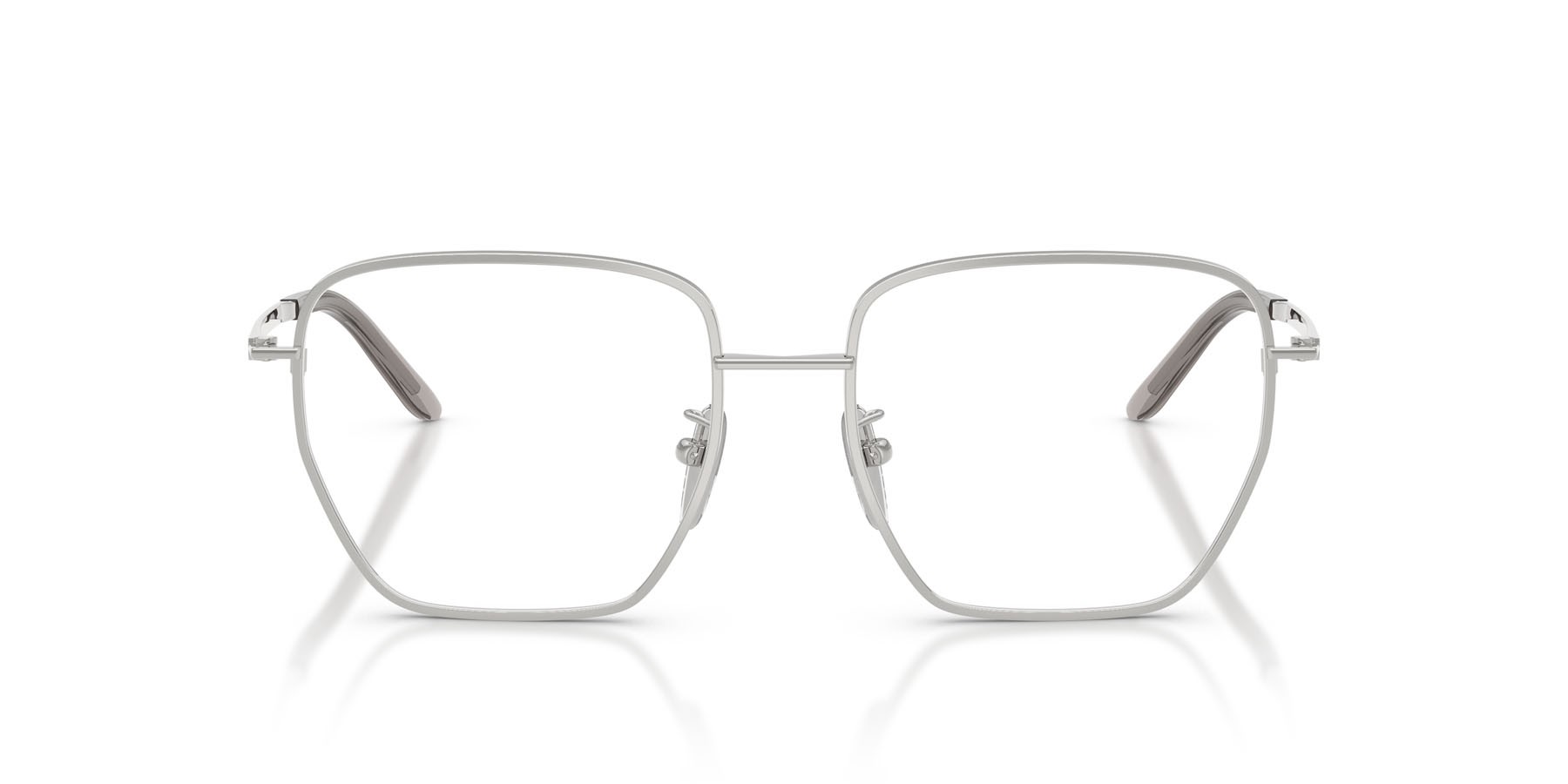 Eyeglasses Prada PR C51VD (1BC1O1) color argento shape square lenses lente demo