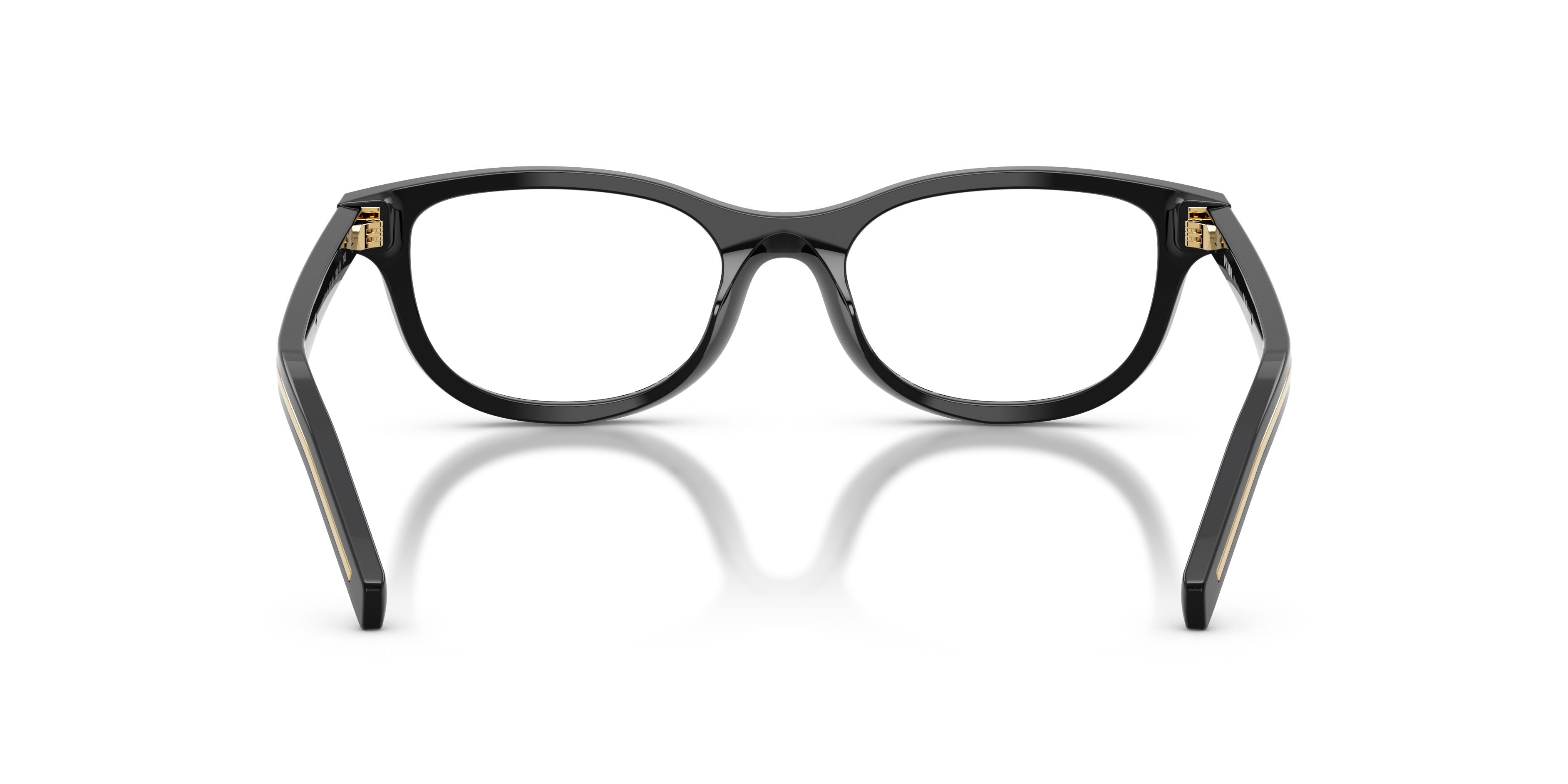 Eyeglasses Prada PR D01VU (16K1O1) color nero shape oval lenses lente demo