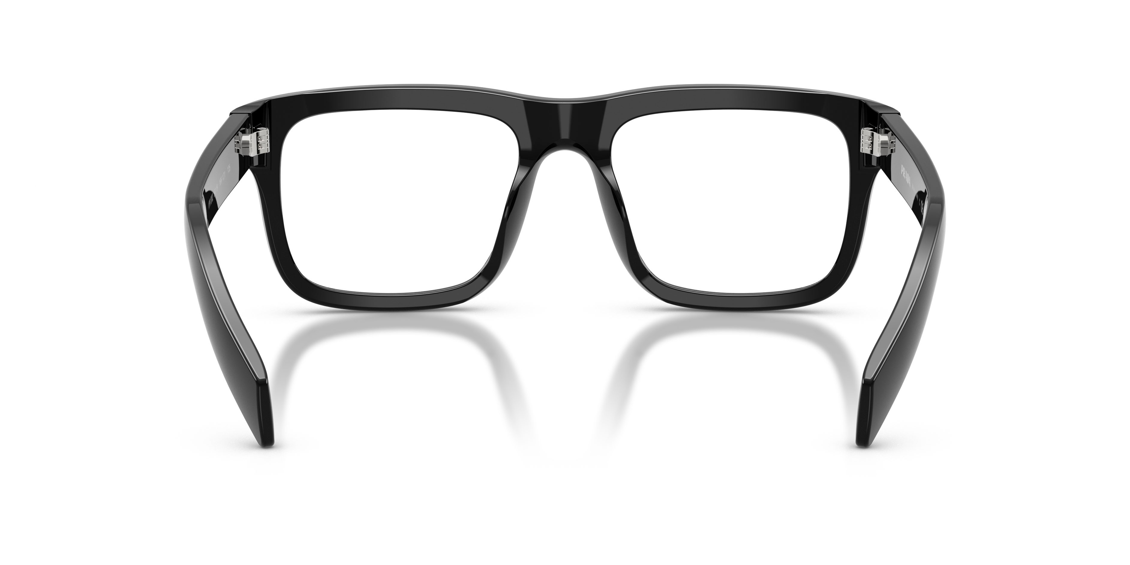 Eyeglasses Prada PR D02V (16K1O1) color nero shape rectangle lenses lente demo