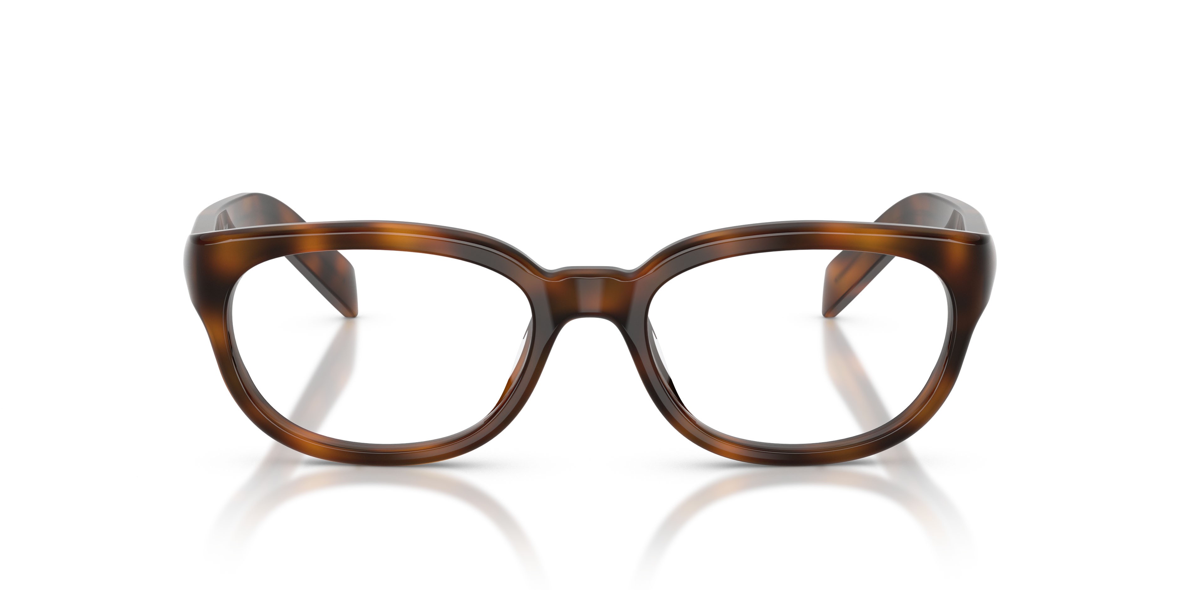 Eyeglasses Prada PR D03VU (20D1O1) color havana juniper shape pantos lenses lente demo