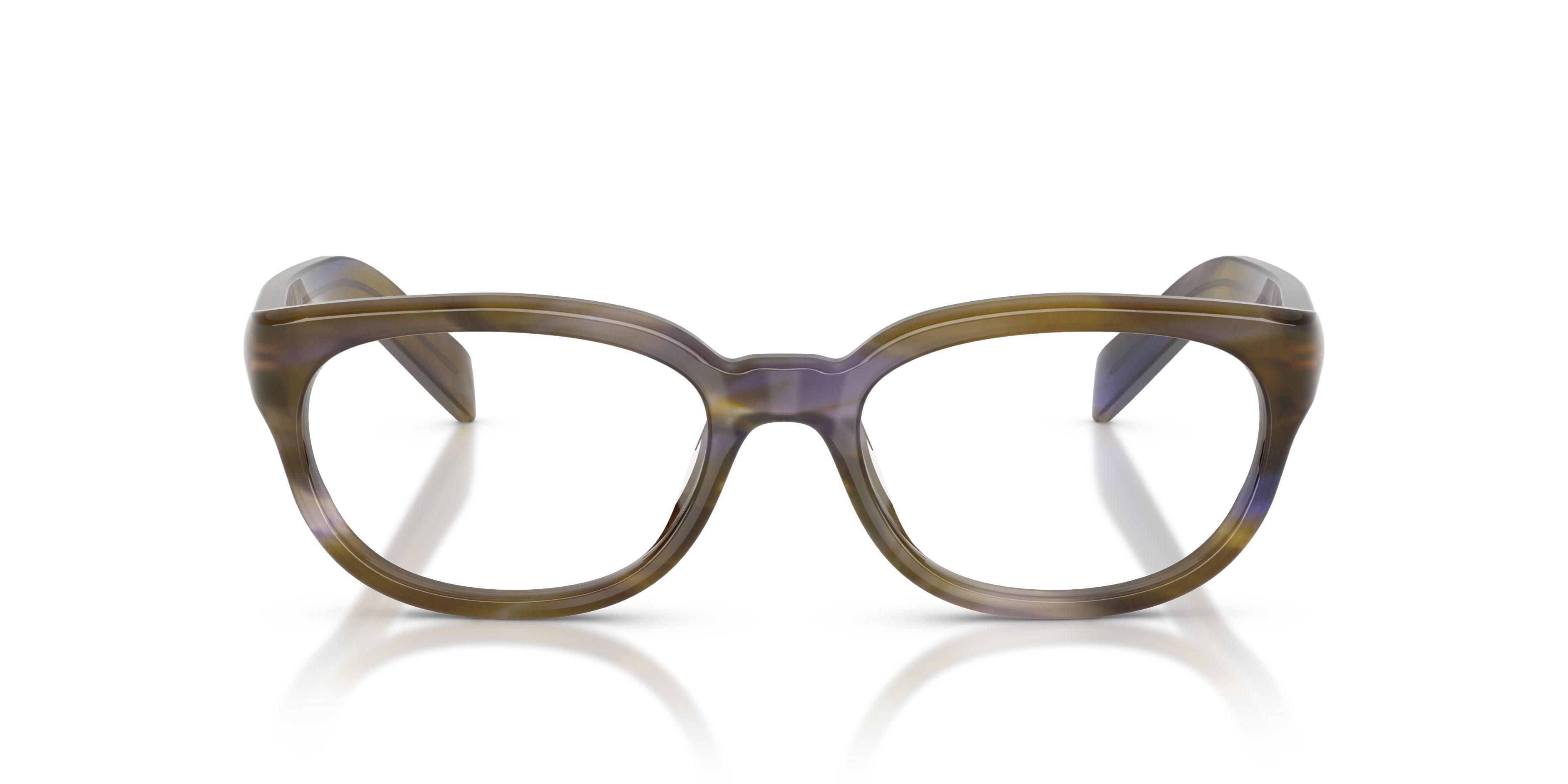 Eyeglasses Prada PR D03VU (23G1O1) color havana laguna shape pantos lenses lente demo
