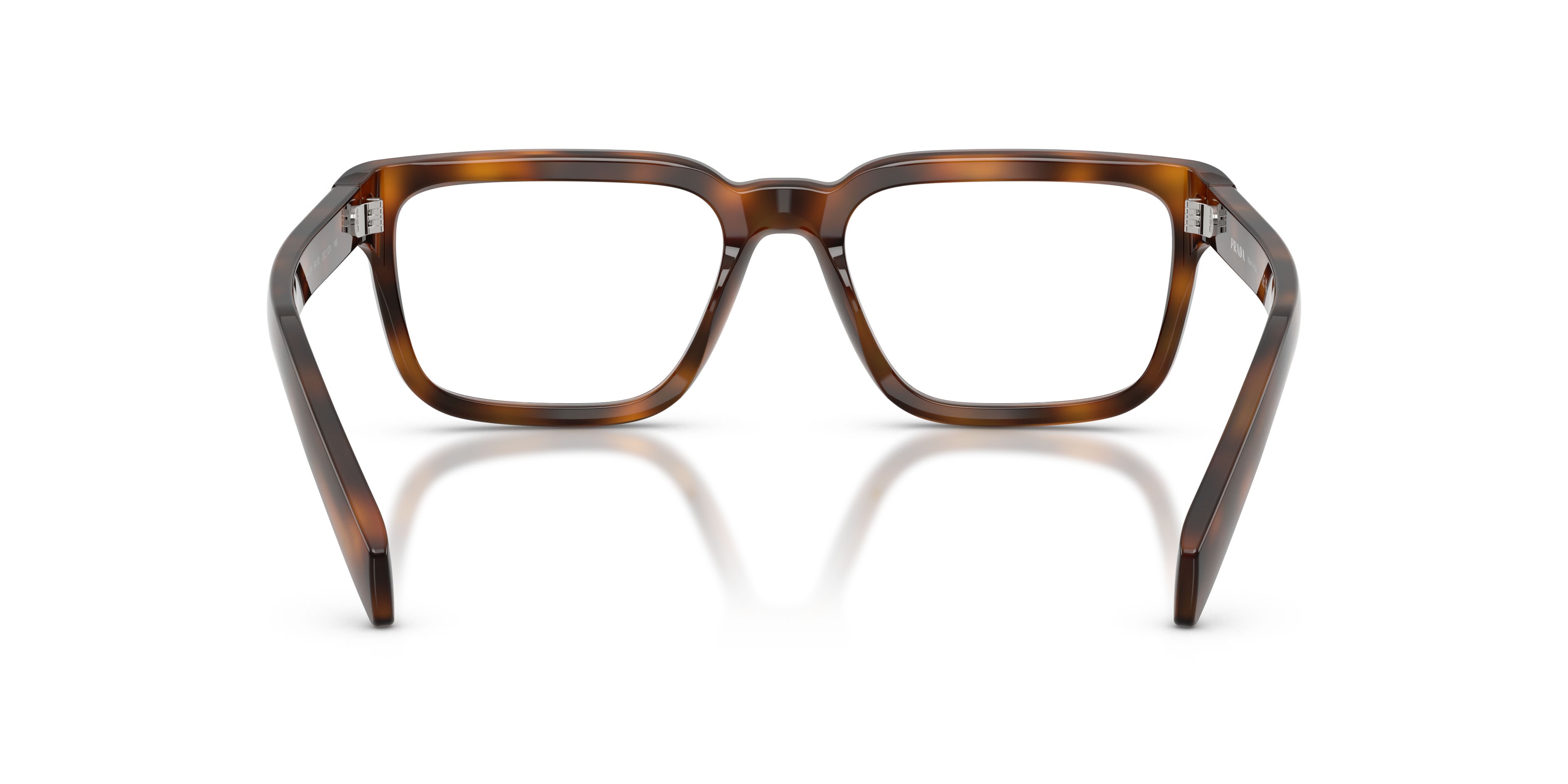 Eyeglasses Prada PR D04V (20D1O1) color havana juniper shape square lenses lente demo